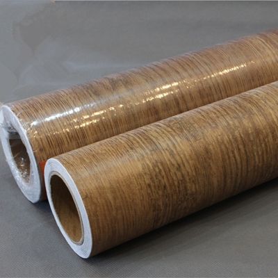122cm*50m 木粒 PVCフィルム アクリル 圧力感受性付着剤