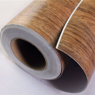 家具装飾 木の穀物 自己粘着フィルム 60cm*10m